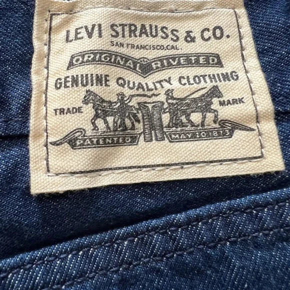 Levi's 31x29 70s High Slim Straight Wellthread Cotton Jeans Indigo Blue - Picture 2 of 7